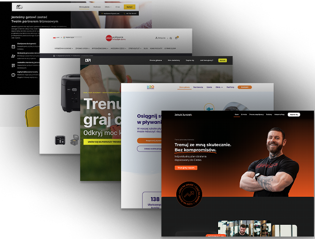 Zestaw projektów magma studio - portfolio