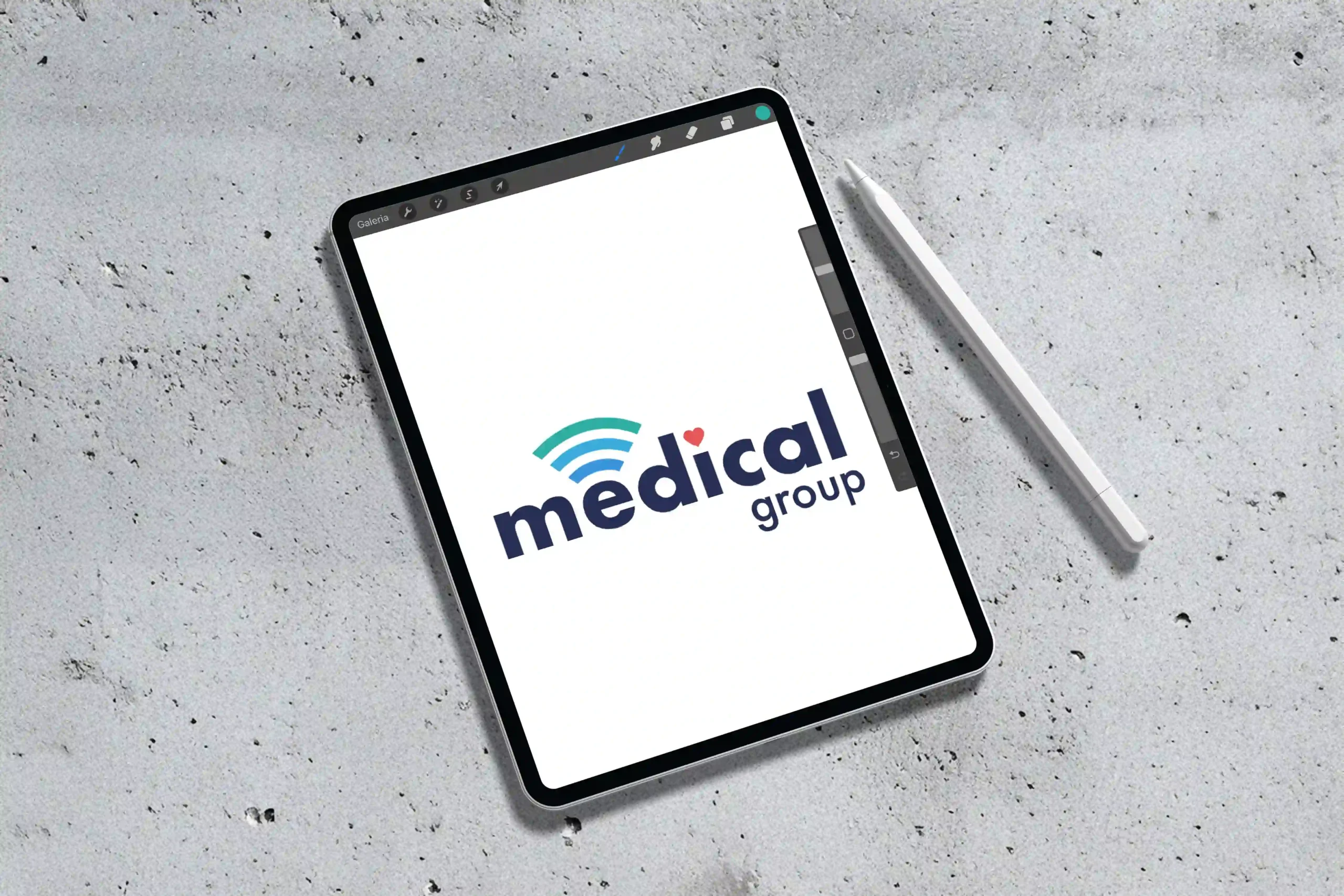 Logo dla medical group wykonany przez firmę magma studio